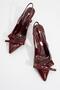 Women's Bow Heeled Shoes Bordo Rugan - 3