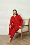 Battal Long Sleeve Women's Pajama Set - 2