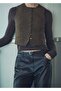 Micro Houndstooth Wool Vest