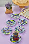 6-Piece Stackable Tea Plate Disaster Series Set / Coasters - 5