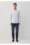 Striped Long Sleeve Men's Shirt m 0211426 -70840 - 3