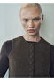 Micro Houndstooth Wool Vest - 8