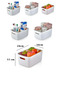 3 Stylish 3.5 Liter In-Cabinet Refrigerator - Bathroom and Basket Organizer