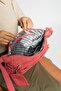 Klinkir Women's Messenger Bag Multi-Pocket 25*20 cm Water Repellent Fabric Cross Strap Shoulder Bag - 4