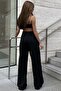 Women's Black Label Detailed Two Thread Wide Leg Sweatpants - 3