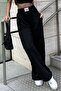 Women's Black Label Detailed Two Thread Wide Leg Sweatpants - 8