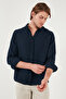Regular Fit Long Sleeve Button Collar Shirt Men's Shirt Cf25S 116777 - 6