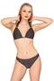 Women's Half Padded Glitter Bikini Set