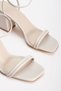 Women's Thick Platform Heeled 8 cm Ankle Detailed Evening Dress Shoes - 3