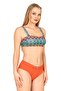 Women's Textured Patterned Strapless Bikini Set - 3