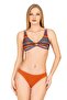 Women's Colorful Patterned Bikini Set with Accessories