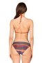 Women's Colorful Patterned Half Padded Bikini Set - 2