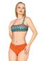 Women's Textured Patterned Strapless Bikini Set