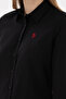 Women's Black Long Sleeve Basic Shirt 50288851 -Vr046 - 7