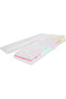 Ally K11 Rainbow Q Bilek Destekli Red Switch Gaming Oyuncu Klavye Beyaz - 5