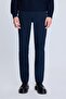 Navy Blue Dynamic Fit Cotton 5 Pocket Canvas Trousers