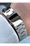 Special Design Calendar Silver Color Waterproof Steel Band Men's Wristwatch - 5