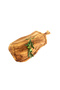 Natural Olive Wood Steak Serving and Cutting Board - Zeus Collection - Large Size Wooden Serving Board - 4