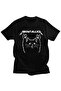 Black Meowtallica (Unisex) Short Sleeve T-Shirt - 2