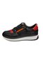 Black Leather Sneakers