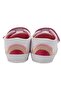 Baby Girl White Purple Pink Velcro Back Rainbow Leather Shoes - 2