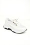 U 239032604   White Fabric Thick Sole Sports Shoes Sneakers - 6