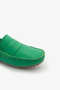 Green Genuine Leather Loafer Shoes Women's Flat Shoes - 4