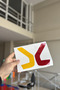 Yellow Red Headlight Film Sticker Label for Tvs Raider Daytime Led - 3