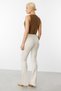 Wide Leg Trousers with Elastic Waist - 4