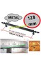 Handle -Metal-Kitchen Cabinet and Drawer Handle -128Mm(12.8cm) -Black -(Pk. Inside.:/Ad. 5 Pieces)