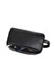Men's Black Cosmetic Makeup Shaving Bag Men's Handbag - 6