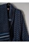 Masculine Family Bathrobe Set Abel Red-Navy Blue - 3