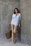 Women's Polka Dot Textured Shirt