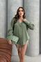 Oversize Shirt - Wide Cuff Khaki