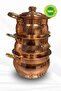 Forged Copper Marash Casserole Pot Set - 2