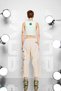 Women's Cream Trousers 15115 - 4