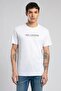 Antonia Men's 100% Cotton O-Neck T-Shirt White - 2