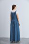 442-Mini Pocket Maternity Lyocell Gardener Maxi Hijab Dress - 7