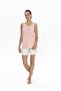 20080 Women's Salmon Thick Strap Shorts Set