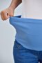 8798-Pregnant Lycra Wide Leg Jeans - 5