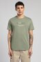 Desav Men's 100% Cotton O-Neck T-Shirt Khaki - 2