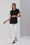 0788-viscose Gusseted Plain Maternity Short Sleeve T-shirt