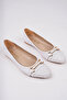 Women's Summer Comfortable Mesh Pointed Toe Ballerina Shoes White