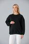 IŞIL 6487-Three Thread Raised Maternity Sweatshirt - 3