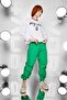Women's Green Trousers 15042