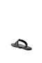Black Leather T-Bar Sandals - 3
