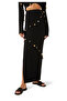 Plain Leather Black Slippers - 2