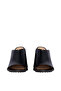 High Heel Leather Slippers - Black - 4