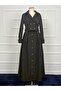 Double Trench Coat Suit with Skirt Pocket Rc3080
