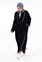 Casual Draped Pocket Fenomen Cross Tunic Black - 5